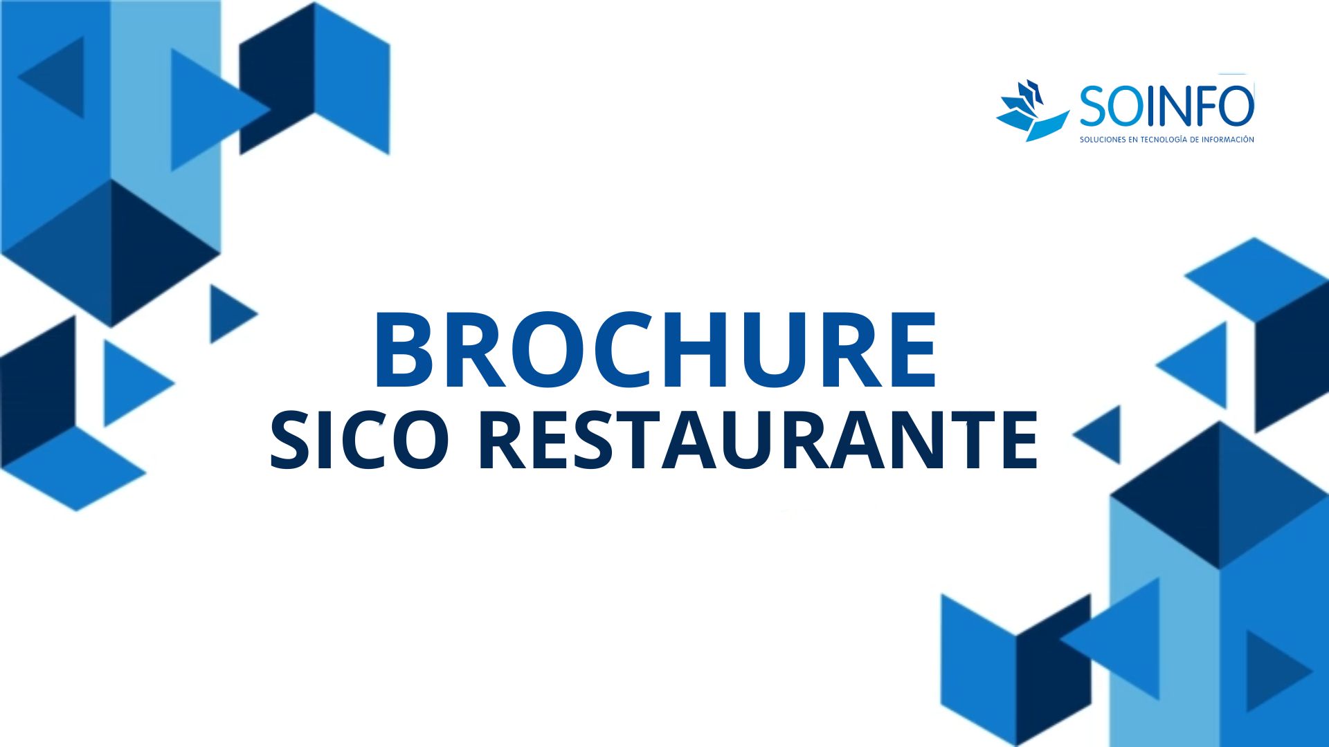 Brochure Sico Restaurante