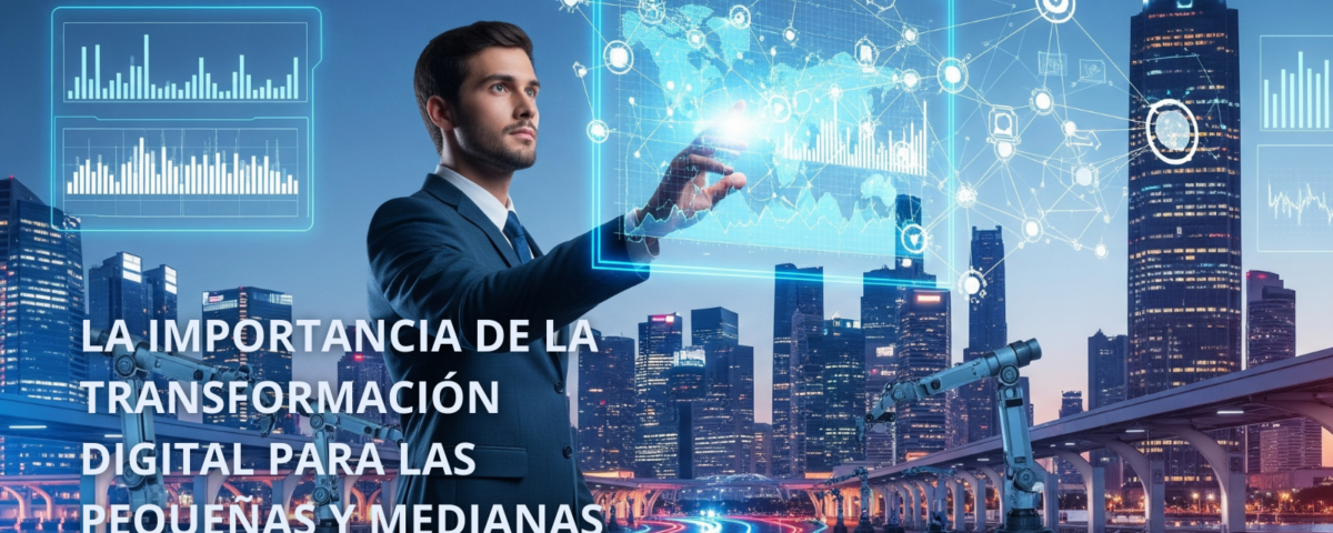 Software para pymes que optimiza la gestión empresarial mediante transformación digital y análisis de datos
